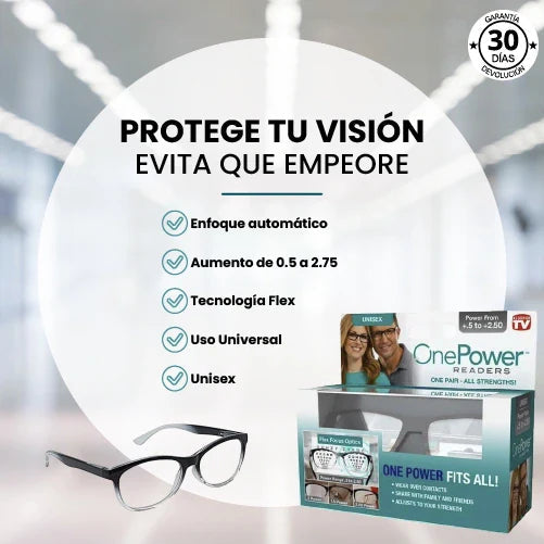 🤓 👓 ÓPTICOS CON GRADUACIÓN INTELIGENTE - ONEPOWER + ENVIO GRATIS 🚚